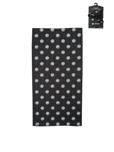 Black patterned multifunctional scarf SAM 73