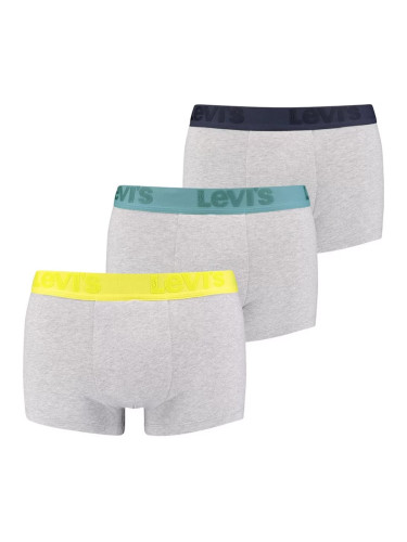 3PACK men's boxers Levis gray