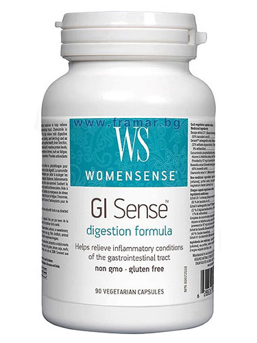 ГИ СЕНС ХРАНОСМИЛАТЕЛНА ФОРМУЛА капсули 616 мг * 90 НАТУРАЛ ФАКТОРС