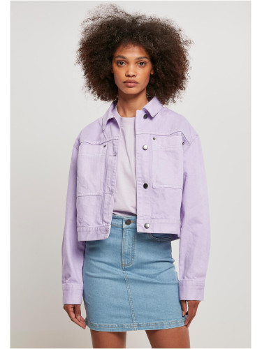 Women's Short Boxing Work Jacket Lilac