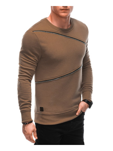 Edoti Men's sweatshirt with decorative zippers