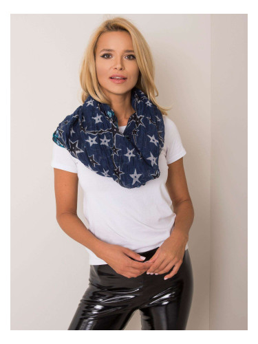 Scarf-AT-CH-FM-16089-navy blue