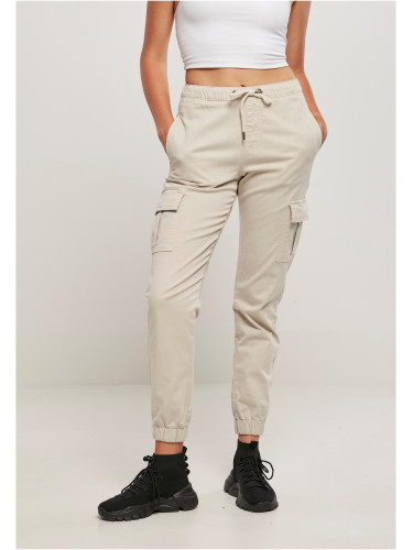 Women's comfortable high-waisted jogging pants Cargo Comfort made of soft grass