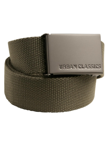 Olive canvas belts