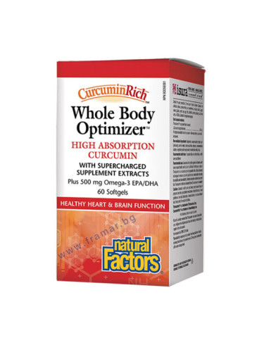 ХОУЛ БОДИ ОПТИМАЙЗЪР капсули 2117 мг * 60 НАТУРАЛ ФАКТОРС