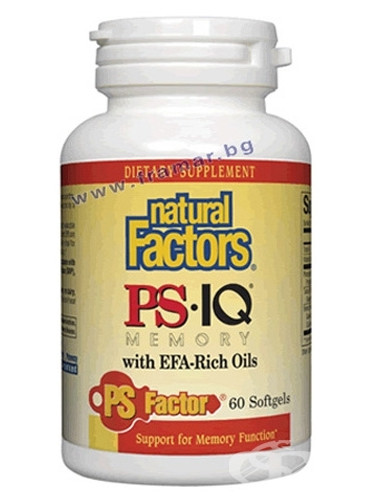 ПИЕС - АЙКЮ ПАМЕТ капсули * 60 НАТУРАЛ ФАКТОРС