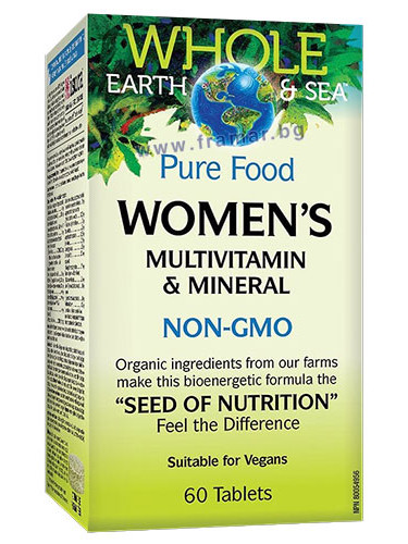 МУЛТИВИТАМИНИ И МИНЕРАЛИ ЗА ЖЕНИ таблетки * 60 НАТУРАЛ ФАКТОРС