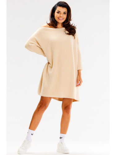 Awama Woman's Dress A618 Beige
