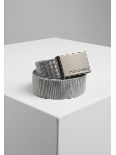 Canvas belts grey
