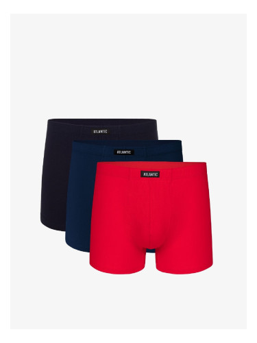 Boxer shorts Atlantic 3SMH-048 A'3 M-2XL red-blue-navy 033