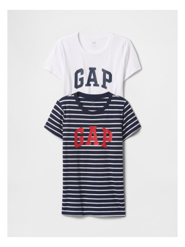 GAP Cotton T-shirts with logo, 2pcs - Women