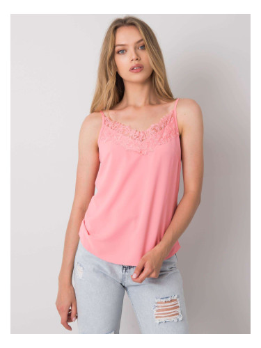 Women's coral top with straps