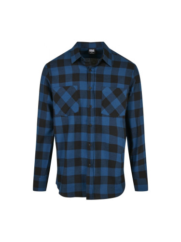 Plaid Flannel Shirt Blue/Black