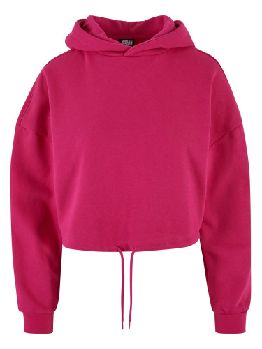 Women's oversized hoodie hibiskuspink