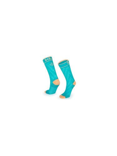 Unisex cycling socks Kilpi CYCLER-U turquoise