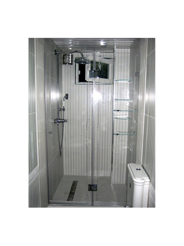 Декорирана душ преграда