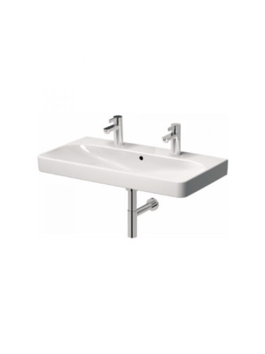 Двойна мивка с едно корито 90 см