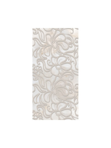 Селена дантела 1860 - 25х50 декорни плочки със сива дантелена текстура