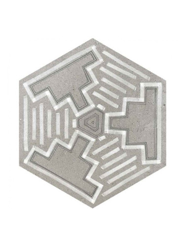 Hexágono Igneus Cemento G169 - гранитогрес 23х26,6 см