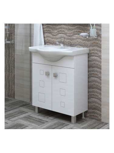 Долен шкаф за баня с мивка Дея