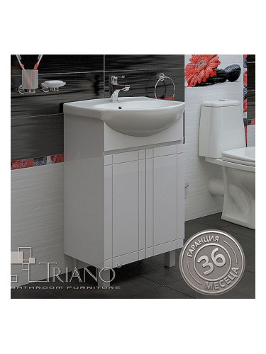 Долен шкаф за баня с мивка Рила