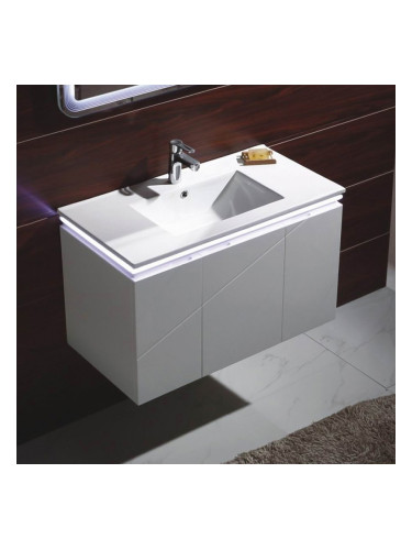 Комплект PVC шкаф за баня ICP 9046 LED