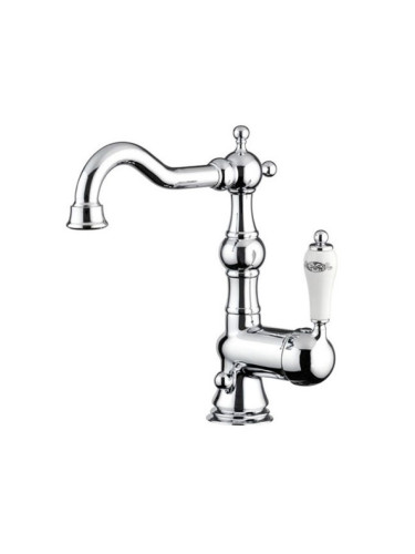 Стоящ  ретро смесител за мивка RN3313