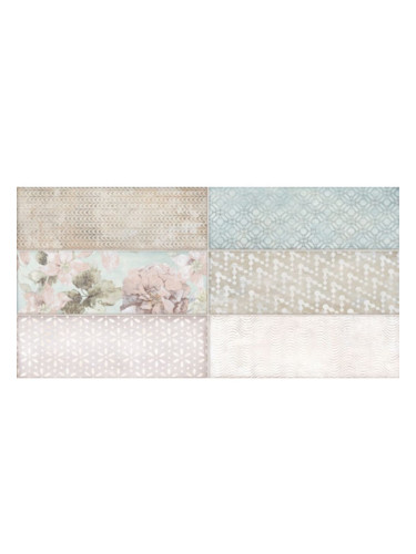 300Х600 Jardin Patchwork Mint - плочки за баня