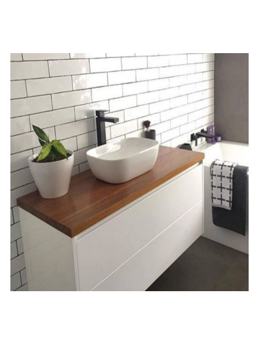 PVC шкаф с дървен плот SMARTWOOD