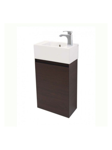 Дървен шкаф за баня COMPACTO