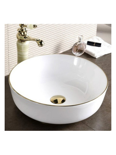 Порцеланов умивалник SILVER/ GOLDEN EDGE 