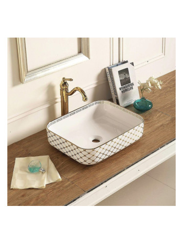 Порцеланов умивалник ICB 874 GOLDEN