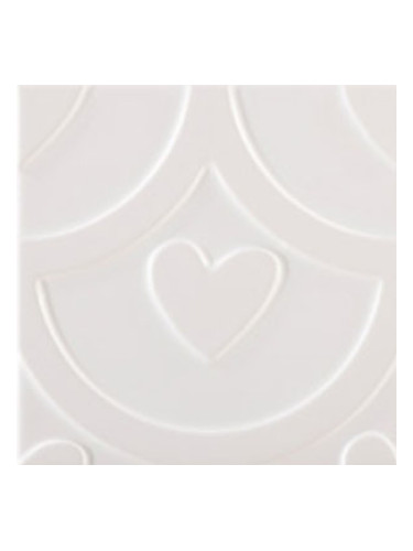 Стенни плочки за баня Agatha Coeur Blanco 