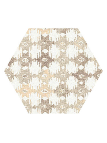 Tex Ivory Pattern Hexag Natural 59.55 - подови плочки за баня