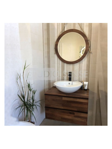 Дизайнерски шкаф за баня Woodstyle Noce Americano