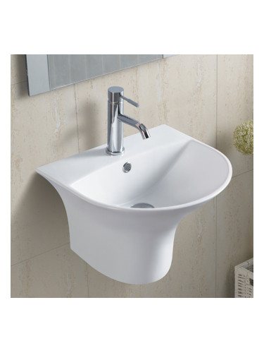 Масивен порцеланов умивалник АРЕС - РОНДА