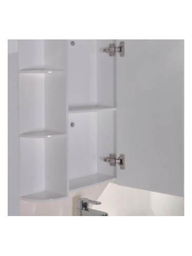 Огледален бял PVC шкаф за баня ICMC 2000-55/ICMC 2000-65