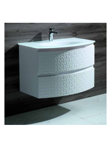 Комплект PVC шкаф за баня ICP 8055 W