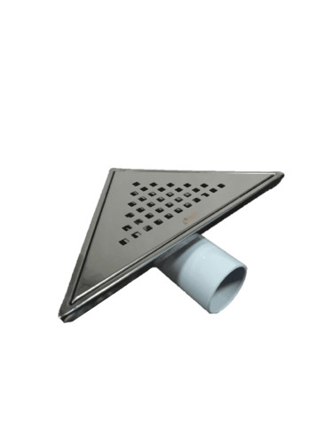 Триъгълен сифон за баня – черен