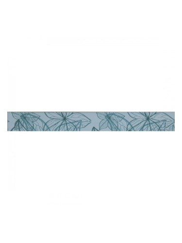 Изола Цветя Зелена – фриз за баня