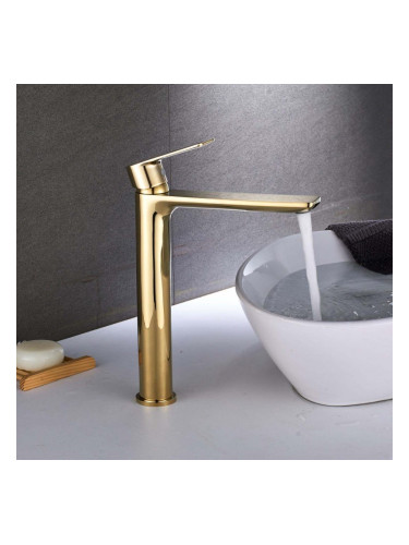 Месингов смесител за умивалник ДОУВЪР ГОЛД