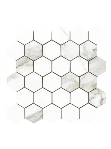 HEXAGONO STATUARIO - испански плочки за баня