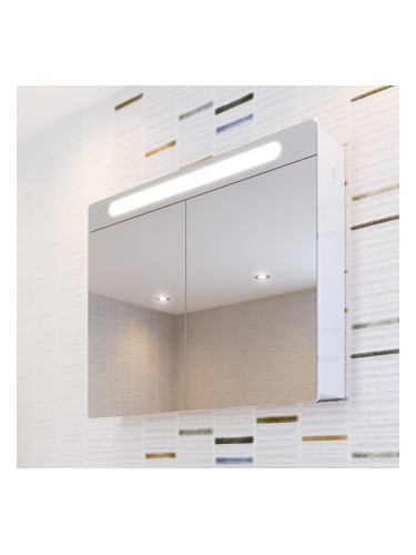 Горен шкаф за баня от PVC Монако