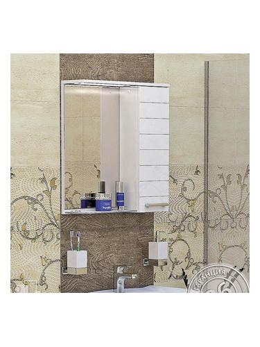 Горен шкаф за баня от PVC Корнер