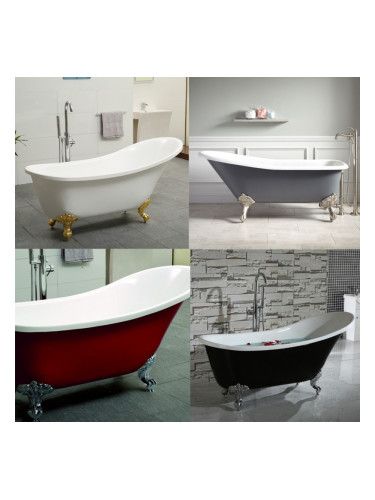 Класическа свободностояща ретро вана за баня