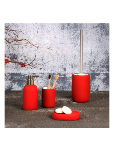 Стоящи аксесоари за баня ЕЙДЪН - ЧЕРВЕН