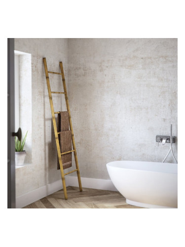 Бамбуков стоящ хавлийник за баня Panda