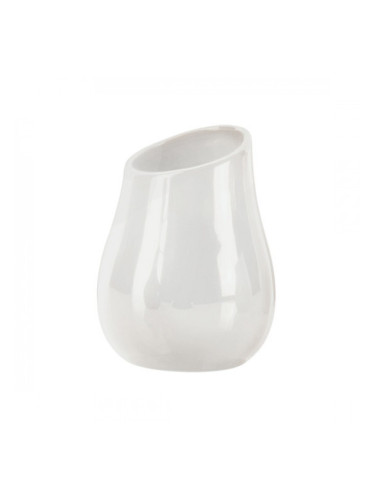 Бяла чаша за четки за зъби Azalea