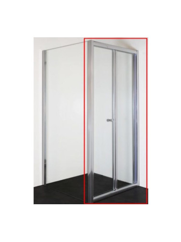 Сгъваема врата от две части ELITE FD80/FD90