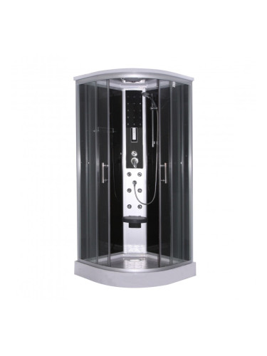 Затворена душ кабина в черно SALSA CL96